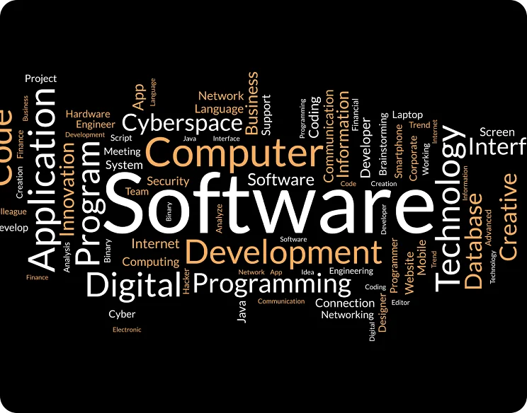 Software word cloud